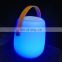 OEM Remote Control Led Sound speaker cooler lantern portable PE plastic TWS function hot sale led light speaker
