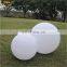 factory price solar garden pillar light stone ball lighting/stone yard lantern waterproof led round stone christmas lights