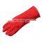 Industrial Cow split leather long Safety working welding gloves for welder