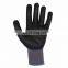 15g nylon and spandex liner nitrile gloves foam coated heavy duty