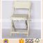 Handmade Antique White Wooden Folding Chair / Dining Chair Foldable                        
                                                Quality Choice