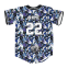 latest fashionable polyester sublimated baseball jersey with high quality