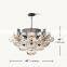 Industrial Style Oval glass ball lampshade Chandelier Ceiling Light Fixture For Living Dining Room Bedroom Kitchen Island Foyer