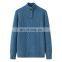Women's Chunky Knitted 100% Cashmere Pullover Thick Winter Warm Sweater with Button Decoration Stand Collar Solid Pattern