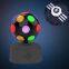 Portable Bluetooth Karaoke Radio Speaker 3D Stereo Surround Column with RGB LED Light and 3W Output Power for Parties
