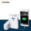 9000mAh Portable US AC wall plug power bank charger power bank with cable