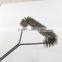 In stock factory 12'' BBQ grill brush zinc plated wire bbq cleaning brush brass wire BBQ Grill cleaning brush