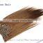 2015 Qingdao remy clip in hair extension 220 grams