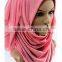 Cheap Fashion Women Muslim Dubai Hijab Shawl Solid Color Infinity Jersey Turkey Scarf Quality Choice