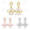 E1059 Wholesale Nickle Free Antiallergic White Real Gold Plated Earrings For Women New Fashion Jewelry