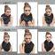 Latest 2015 charming lady rex rabbit fur Infinity Winter Circle Scarf