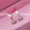 hot selling 925 sterling silver diamond stud earrings for wedding