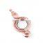 2015 Lastest Zinc Alloy Rhodium Plated Floating Lockets Wholesale