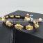 2016 Hot Fashion Unique 6mm Hematite Beads Wholesale Gold Buddha Bracelets Jewelry