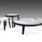 Elegant wooden coffee table new design marble coffee table modern livingroom furniture
