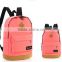 fashion canvas backpack for students leisure shoulder bag with 1pc/opp bag