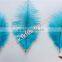 Natural Craft Ostrich Feather Fabric And Blue Decoration Ostrich Feather Coat
