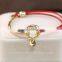 New Fashion Chinese Sexy Red String Bracelet Gold Jewelry For Ladies