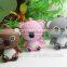 Fashion Mini Koala Bear LED Sound Key Chain Ring Bag Charm Pendant Flashlight Toy Creative Gift