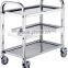 BN-W06 restaurat food service equipment/stainless steel food service trolley