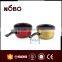Colourful stainless steel cooking Pots with glass lid