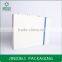high grade white leather cosmetic gift box with handle