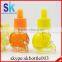 15ml clear skull glass dropper bottle for e liquid e juice essential oil skull glass bottle from chila supplier