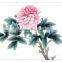 Beautiful modern pure handmade peony flower art work painting