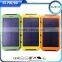 New solar charger 8000mah slim solar power bank for traveling