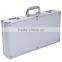 18.5" Aluminum Framed Locking Gun Pistol HandGun Lock Box Hard Storage Carry Case