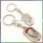popular good quality round metal key ring keychain keyring