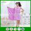 Microfiber towel bath dress for girls