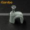 7mm nylon spiral cable holder wall wrap mounting clamp clips