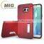 New design TPU and PC 2 in 1 Mesh style stand case For samsung s6 edge plus Cell phone case