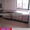 Microbiology stainless steel lab bench
