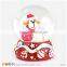 Resin Santa Claus Figurines Custom Mini Christmas Snow Globe Kit