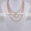 Good quality elegant fashion pearl necklace for wedding jewelry