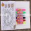 6PCS /Set color water pen magic drawing pen present grafitti sets