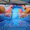 volcano lava themed inflatable water slide with a bigger water pool