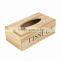 2016 wholesale High Quality Handmade Unfinished Wooden Tissue Box