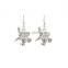 Long Earring Sliver Plated Eagle Shaped Drop Earring for Women