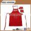 Top 100% Cotton Women Red Aprons Set,Customized aprons set