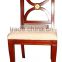 C002 Hotel high back king banquet furniture leather dining chair