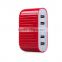 Whoelsale 30W 5 Port Wall USB Charger with EU/UK/AU Plug Home Charger, Protable Travel Adaptor for Samsung/Iphone/Ipad