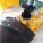Rolling steel pipe groove machine with Fine adjustment for groove depth and regulation.