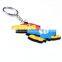 cute design soft silicone weapon keychain