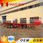 Low price China 3 axle mini flat truck trailer
