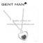 modern black color stainless steel ceramic jewelry custom 2014 fashion necklace
