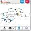 Black frame crystal colorful temple funny slim custom OEM reading glasses