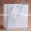 customized top-up white shopping paper bags with logo